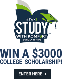 scholarship A picture of some text that says " study with komfert scholarships."